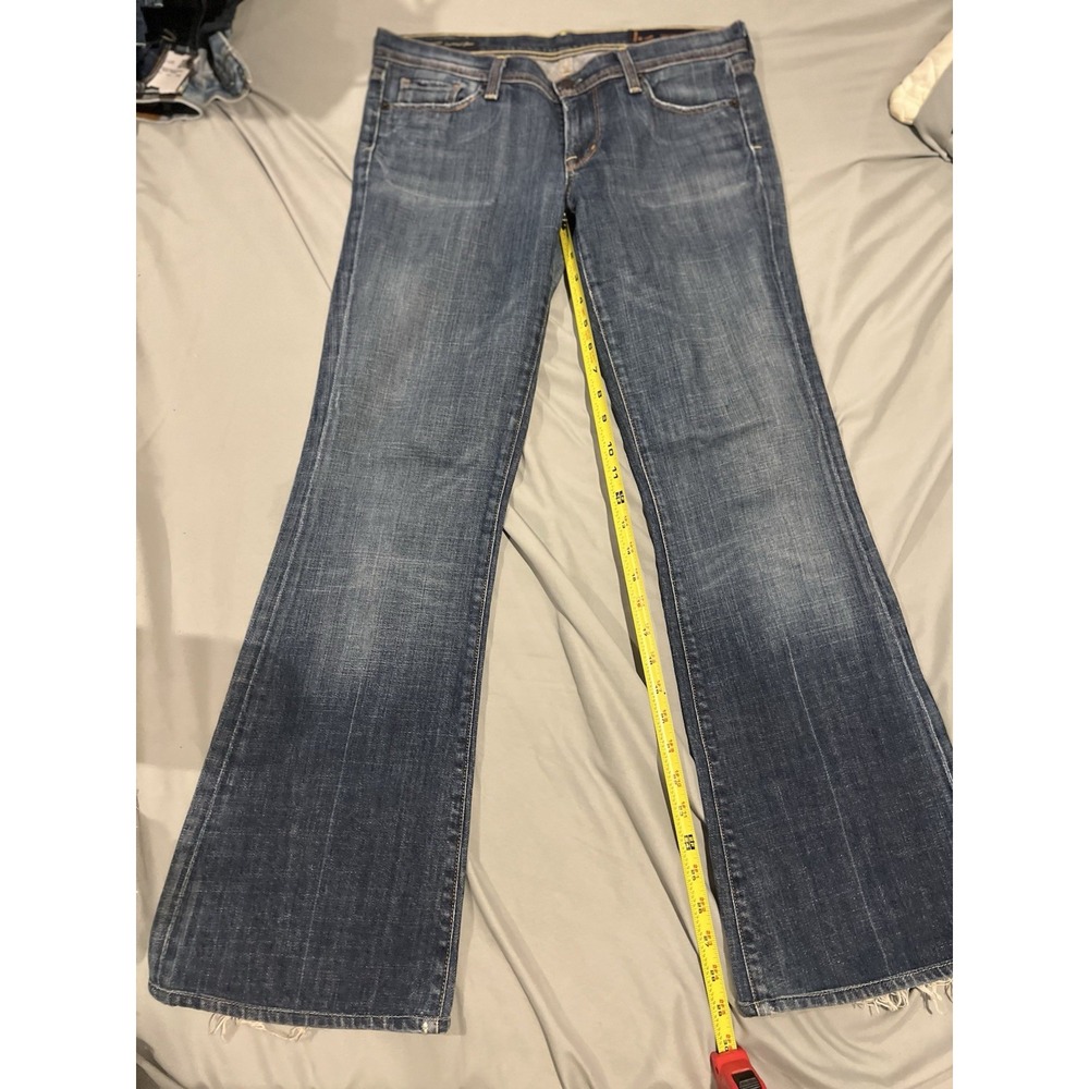 Citizens Of Humanity Women's Blue Jeans Ingrid Low Waist Flair With Stretch 29